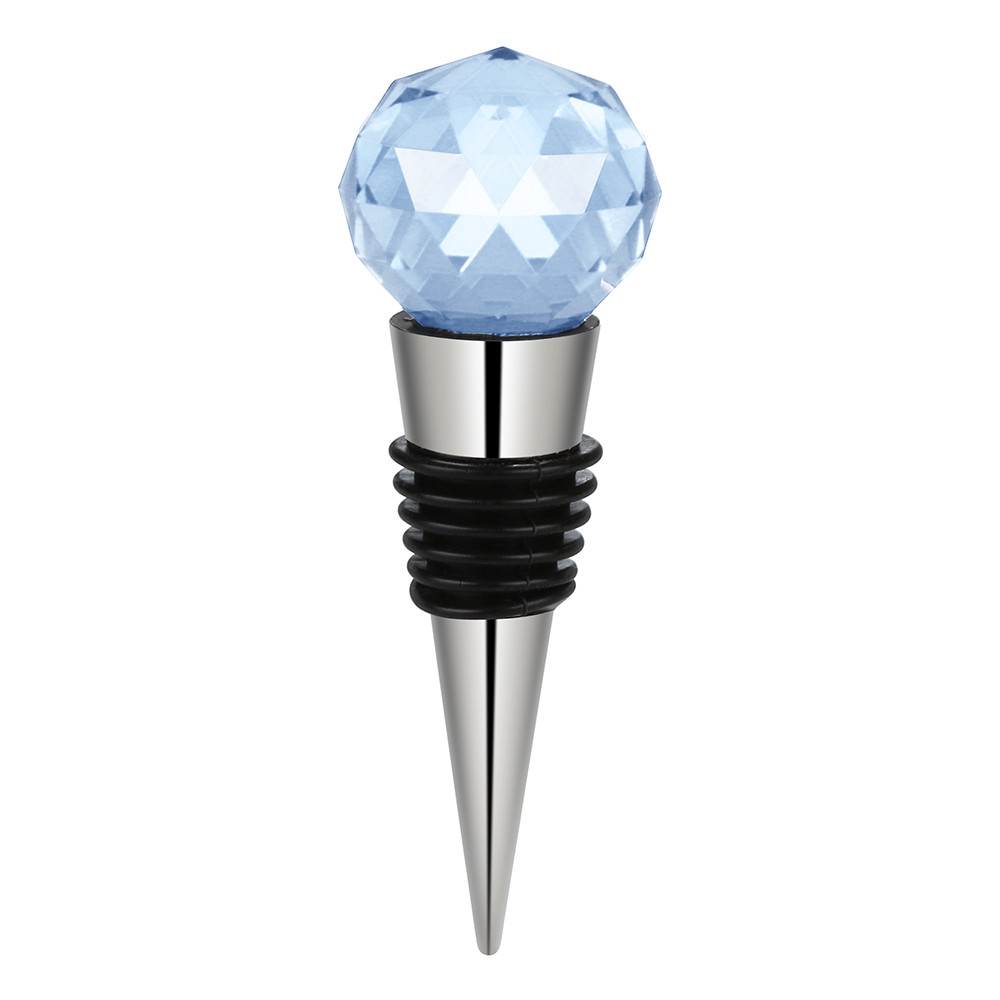 Diamond Crystal Stainless Steel Champagne Stopper Sparkling Wine Bottle Plug Seal Wine Bottle Stopper Kitchen Bar Tools 30mm: G