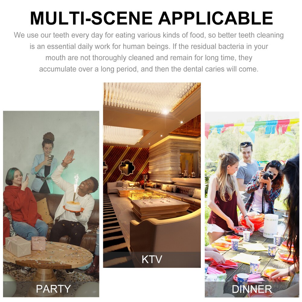 100 pcs Disposable Sponge Stick Mouth Care Sponge Tooth Cleaning Sponge Swab Oral Care (Blue)