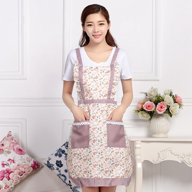 Cooking Chef Aprons for Women Men Bib Dress with Pockets BBQ Cooking Baking Waist Aprons Waterproof Waist Ladies Pinafore: style 4