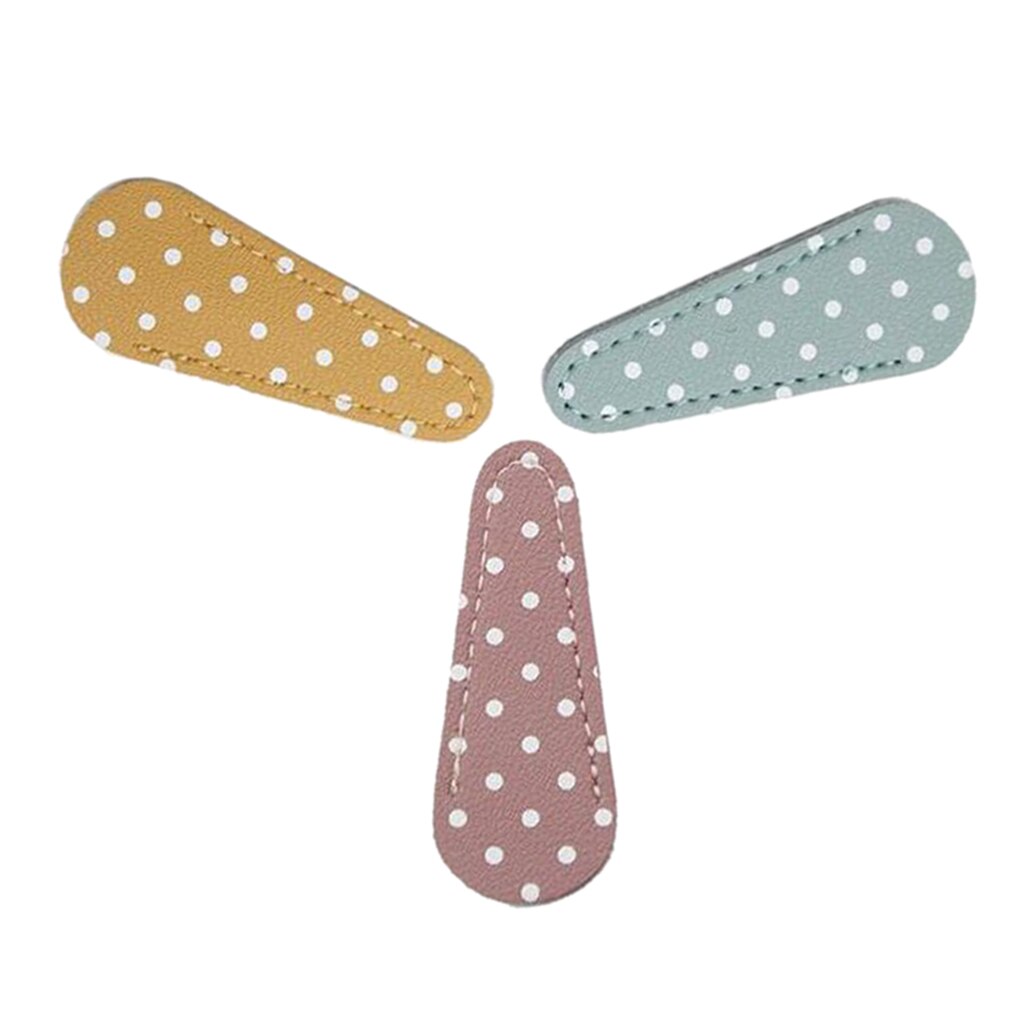 3 pièces pointillé couture ciseaux gaine sécurité ciseaux housse de protection coloré