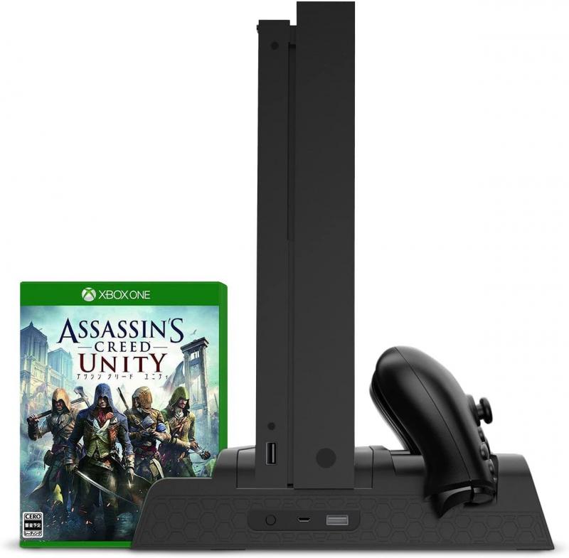 Fast Charger For Xbox One X S Controller Dual Charging Dock Charger Controller Battery Stander Cooling Fans For Xbox One X S