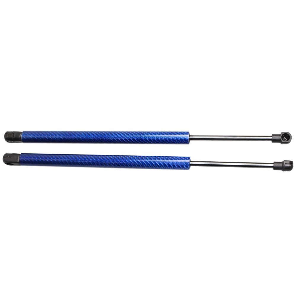 for HYUNDAI ACCENT II (LC) 2000-2005 Hatchback Front Hood Bonnet carbon fiber Gas Spring Struts Prop Lift Support Damper 587mm: blue carbon fiber