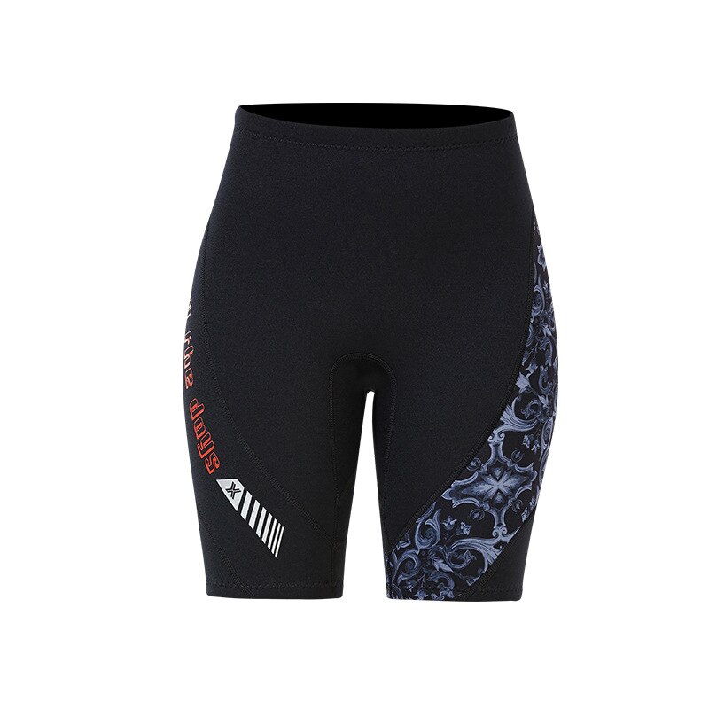 Women Men 1.5mm Neoprene Wetsuit Shorts Diving Scuba Suits Bottom for Swimming Canoeing Surfing Water Sports Pants: 2Women / M.