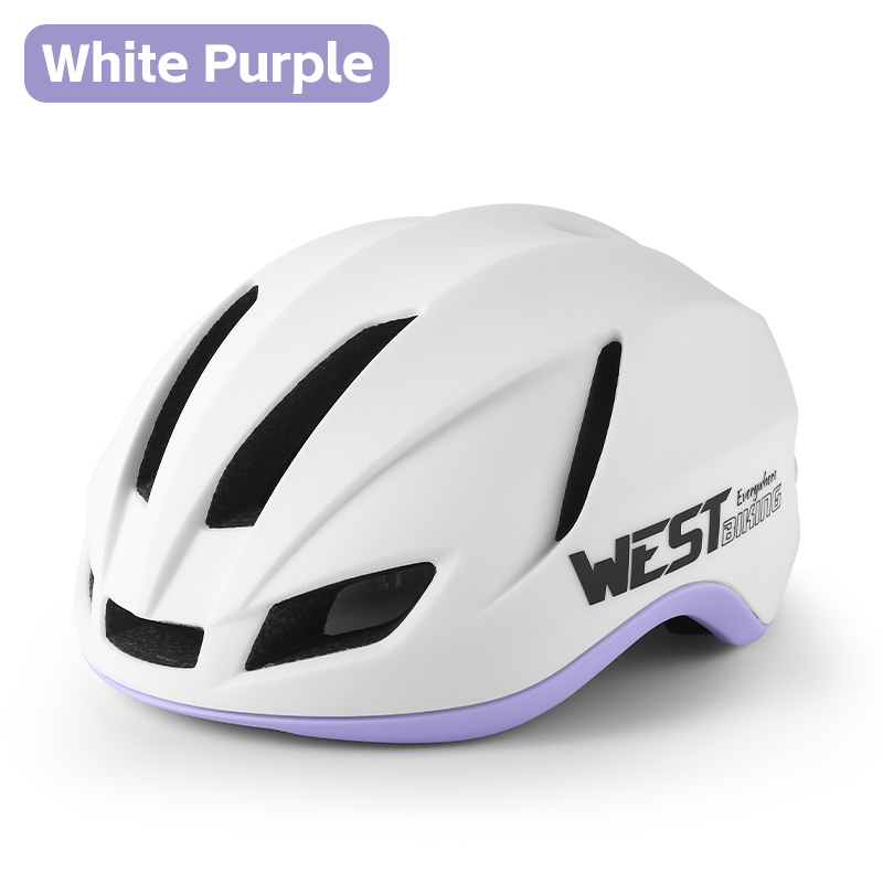 West Biking Cycling Aero Helm Mtb Enduro Racefiets Geïntegreerd Lichtgewicht Helm Mannen Vrouwen Multicolor Aerodynamische Veiligheidskappen: YELLOW