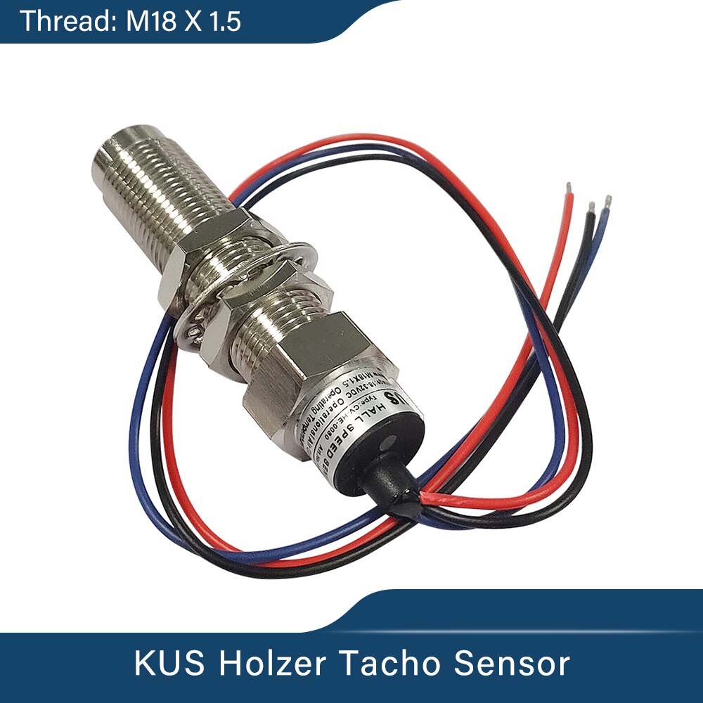 KUS 85mm Tachometer RPM Gauge Meter with Hour Meter 0-3000 RPM 0-4000RPM 0-6000 RPM 0-8000 RPM 12V/24V with Backlight for Car: M18x1.5-Holzer