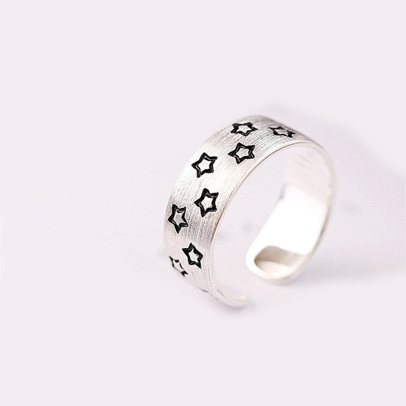 Persoonlijkheid Bohemian Vintage Ster Ringen Voor Vrouwen Mannen Vintage Ringen Gothic Sieraden Valentines