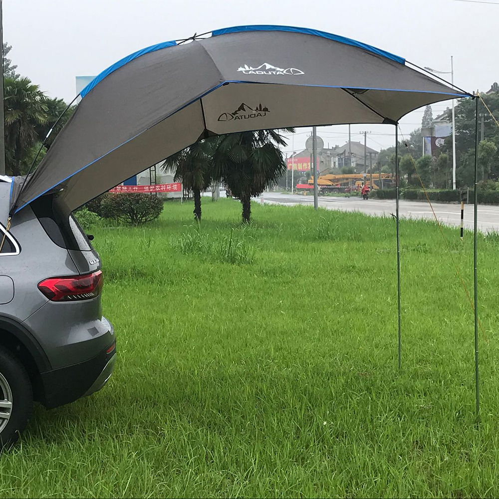 Waterproof Car Rear Tent Camping Shelter Outdoor Car Tent Beach Sun Shelter Awning Shelter