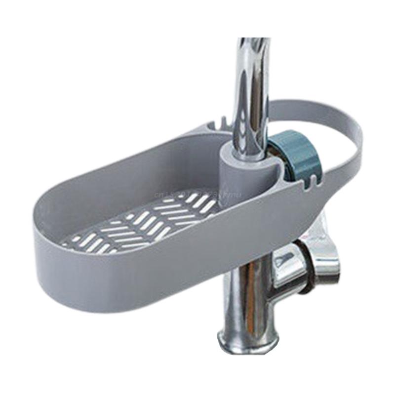 Keuken Spons Houder Plastic Gootsteen Caddy Organisator Duurzaam Borstel Zeep Afwasmiddel Afdruiprek Mand Voor Aanrecht