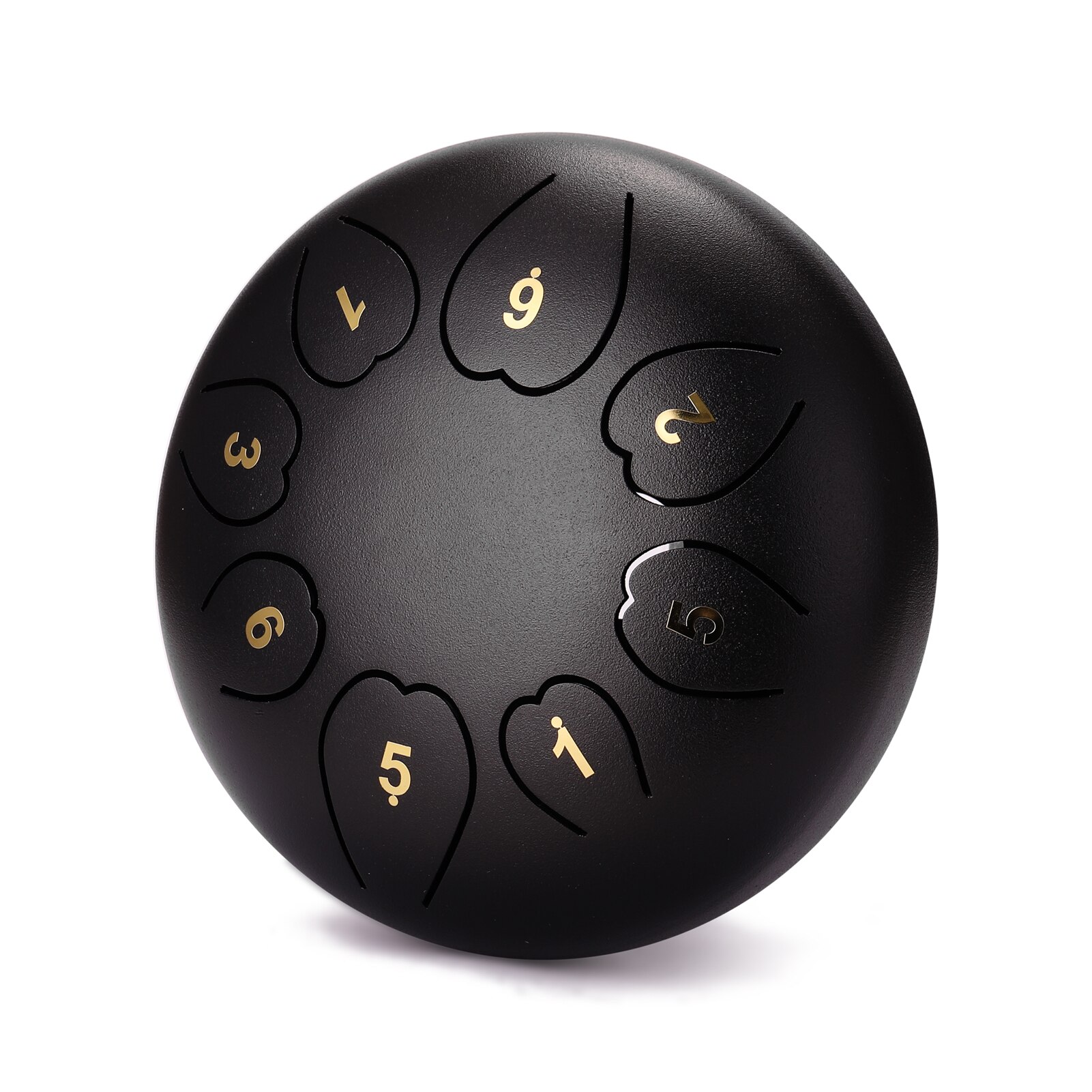 6 inch 8-Tone Steel Tongue Drum Mini Hand Pan Drums with Drumsticks Percussion Musical Instruments