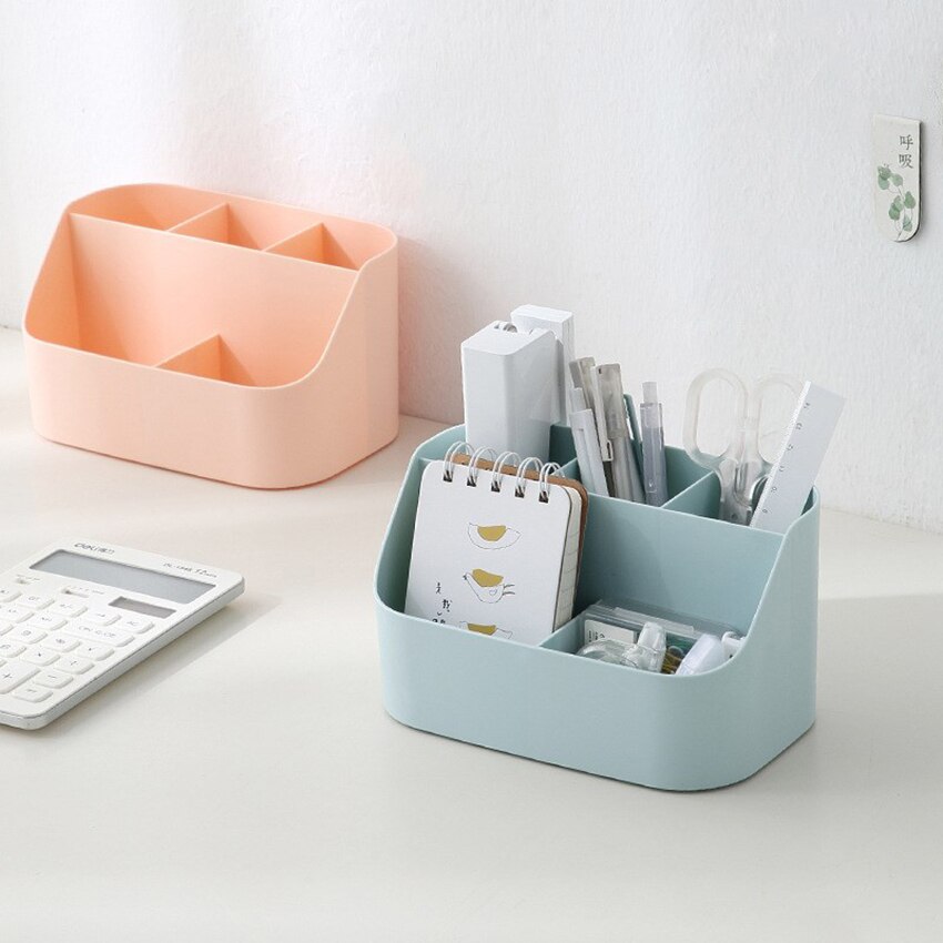 Woonkamer Afstandsbediening Opbergdoos Desktop Pen Houders Oortelefoon Diversen Organizer Make Borstel Stand Storage Case