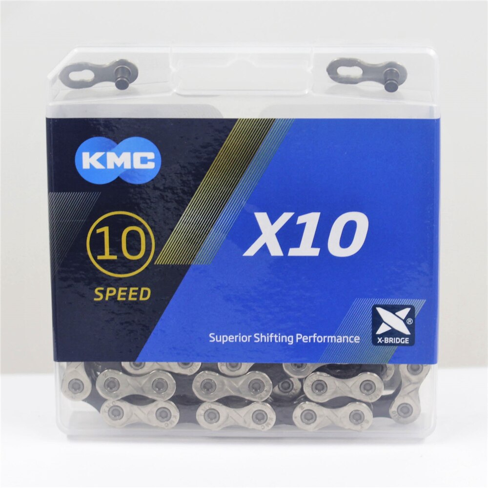 NEUE KMC X10 X 10,93 MTB Rennrad Kette 116L 10 Geschwindigkeit Fahrrad Kette Magischen Knopf Berg Mit Original Kasten
