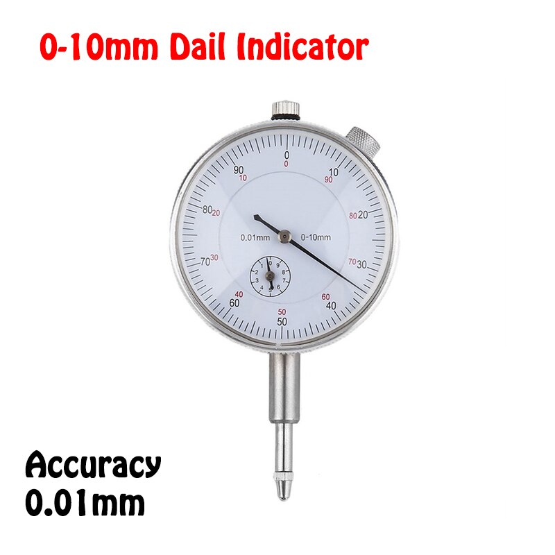 Mini 10mm Dial Indicator Universal Magnetic Base Table Scale zifferblatt Messuhr Precision Comparator For Equipment Calibration: 10mm indicator