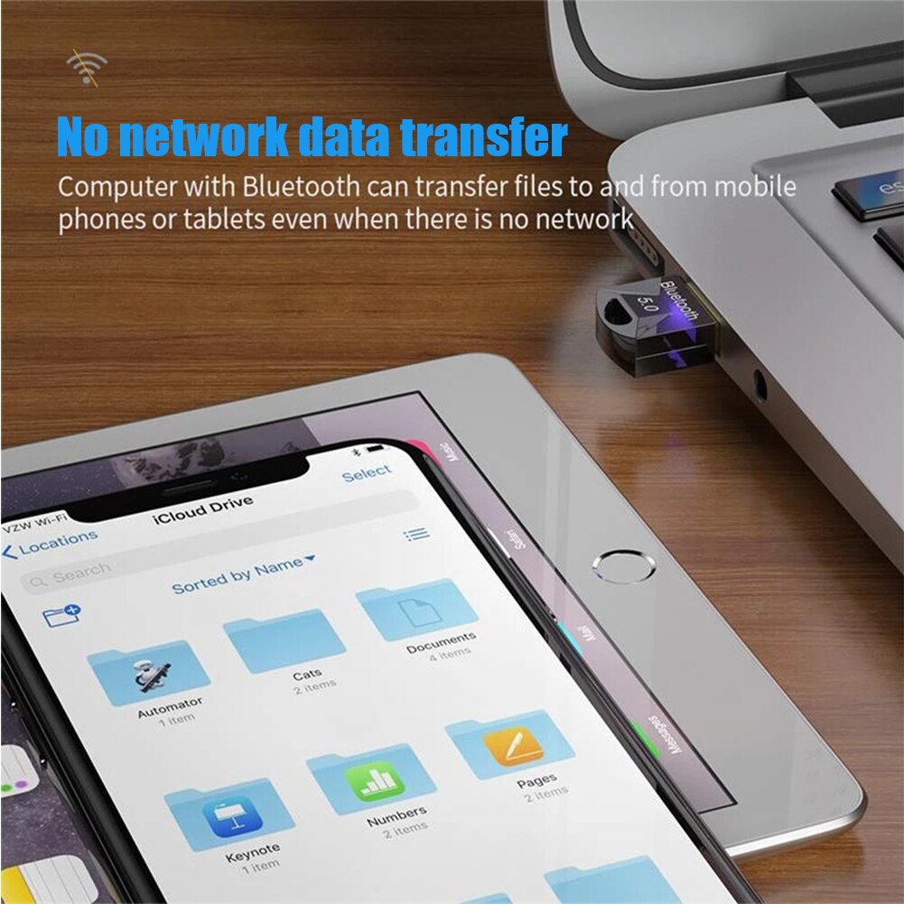 USB Bluetooth-compatible 5.0 Adapter Receiver Realtek Wireless Dongle 4.0 Music Mini Transmitter for Automobile Car Stereo Auto