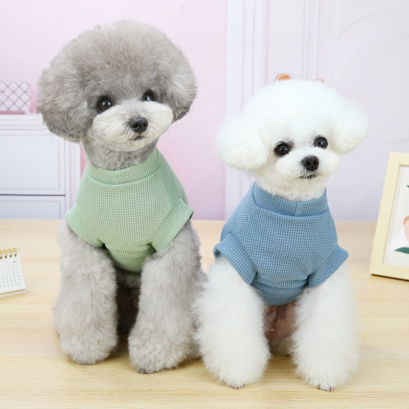 Lente Zomer Hond T-shirt Ademend Honden Shirt Eenvoudige Puppy Vest Voor Chihuahua Pomeranian Kleine Honden Kostuum Ropa Para
