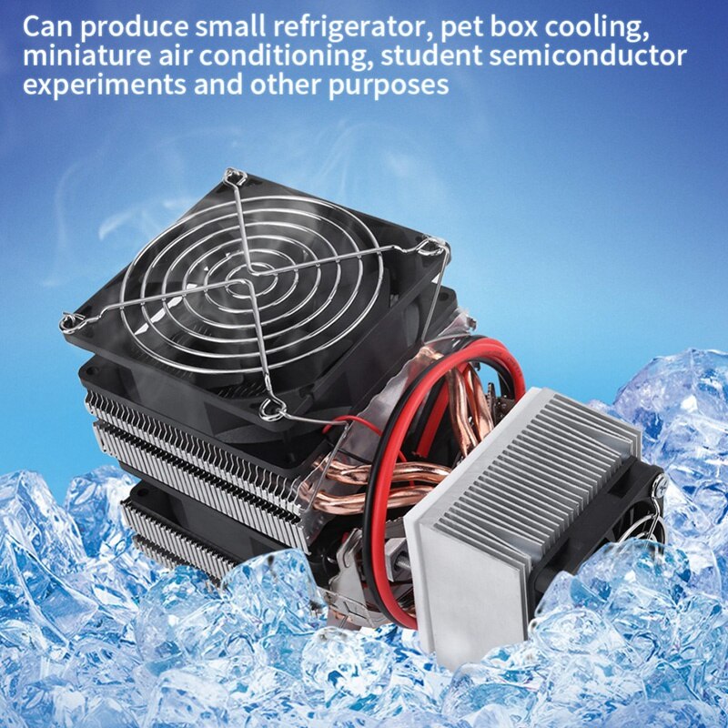 Dc12v koelinstallaties, koeling, luchtkoeling, radiator, doe-het-zelf koelkast, koelsysteem 180w 20a halfgeleider mini-airconditioners
