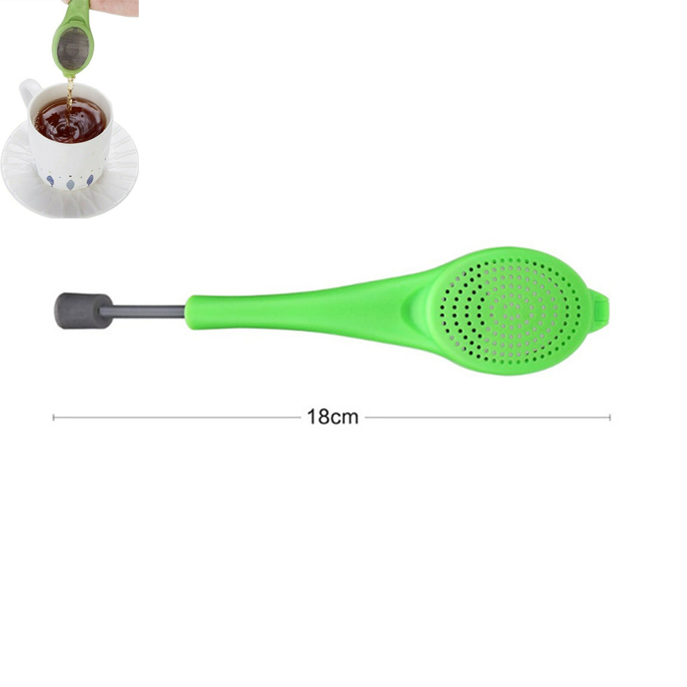1 stk tebladssi silikone fiskeform infuser til teposer urtekrydderi filter diffuser tekande mini køkkentilbehør: 1