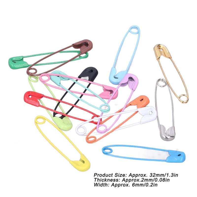 Safety Pins Glossy Bright Diaper Pins for Individual for Home for Artistic Purposes