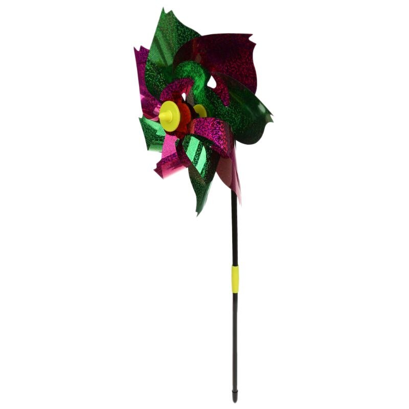 2 Stuks Wind Spinner Glitter Glow Windmolen Kleurrijke Tuin Decoratie Party Kids Kinderen Speelgoed Windmolen Decoratie Outdoor Games