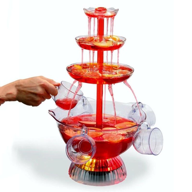 Juice And Wine Fountain,Cocktail Fountain Machine,Party Fountain 110V/ 220V Wine Fountain Wine Export Machine Chocolate Fountain