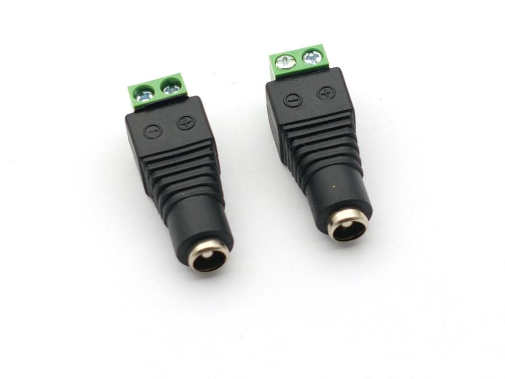 100pcs 5.5 X 2.1mm DC Power plug Female Barrel Plug Adapter Terminals