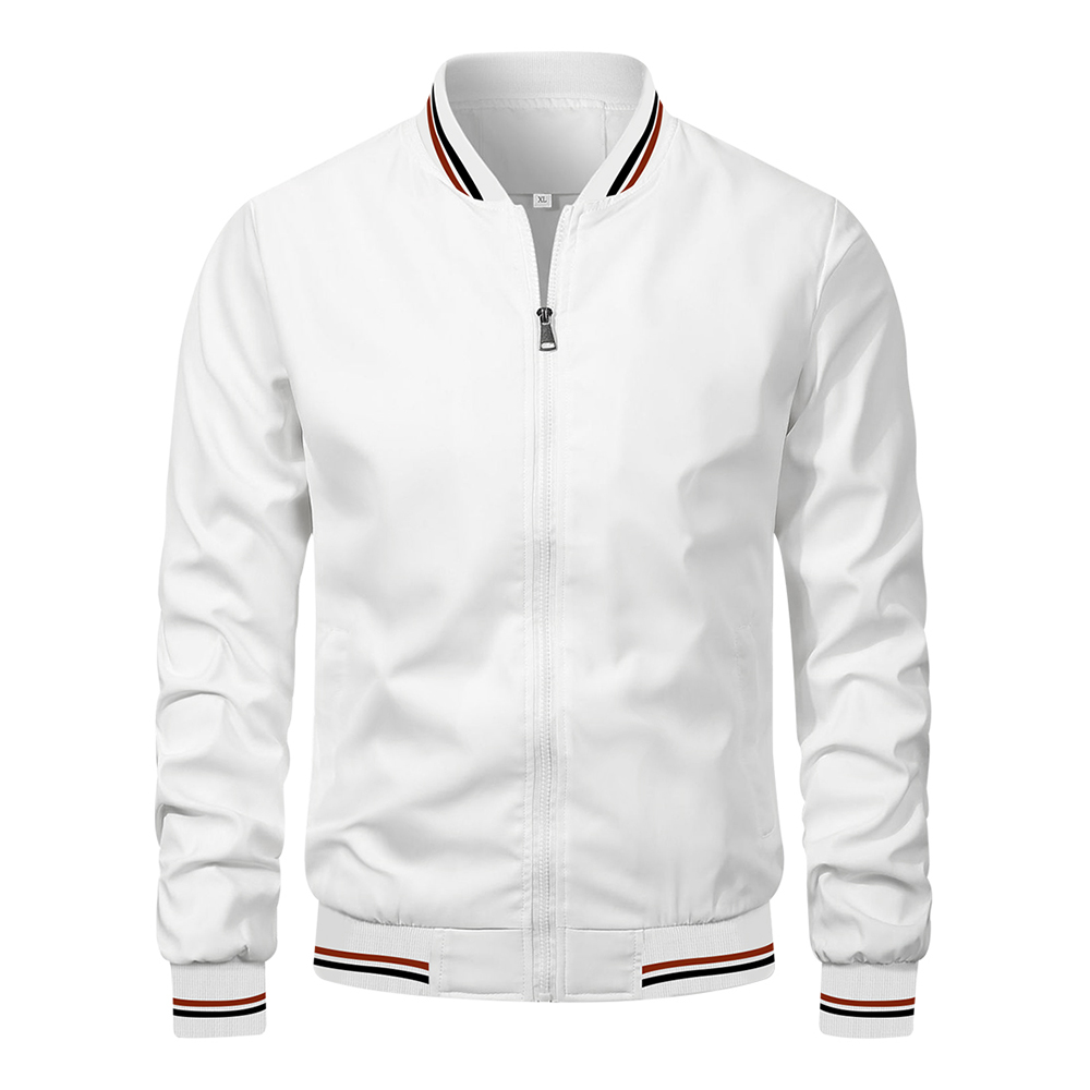 Lente Zomer Bomberjack Mannen Zwart Casual Slim Fit Honkbal Heren Jassen Herfst Mode Jassen Voor Heren: 4XL / GRIJS