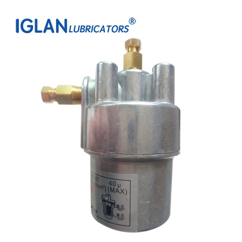 IGLAN High 3Mpa 40μ 80μ Accuracy PT1/8 Thread Lubrication Oil Fiter Grease Fiter for Automatic Lubrication System