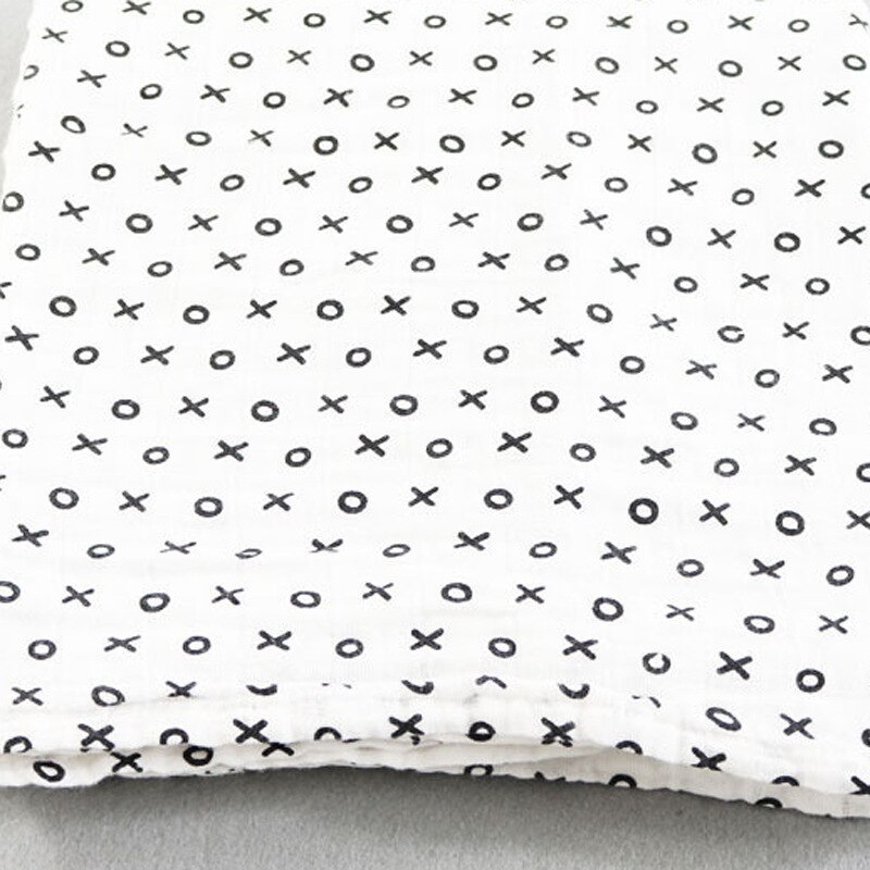 Mousseline Katoen Gaas Badhanddoek 2 Lagen Baby Handdoek Baby Inbakeren Handdoek Ins Explosies Winkelwagen Zetel Deken: color 12