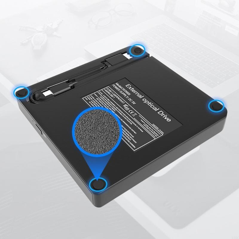 U55c interfacce usb 3.0 e tipo  c 2 , masterizzatori dvd portatili, unità ottica esterna per trasferimento dati ad alta velocità per desktop