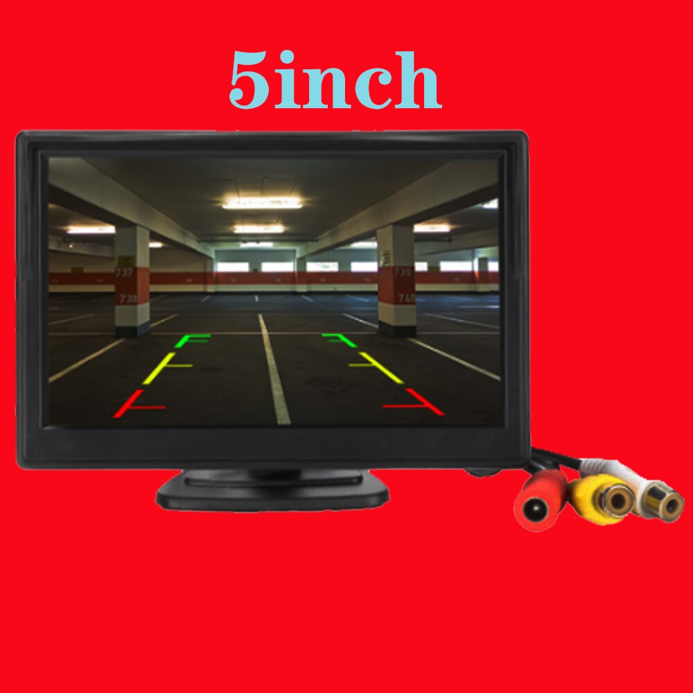 Car Monitor 4.3 or 5 Inch LCD TFT Display Desktop Foldable Mirror Video PAL NTSC Auto for Parking Rear view Backup Camera: 5 Inch Desktop