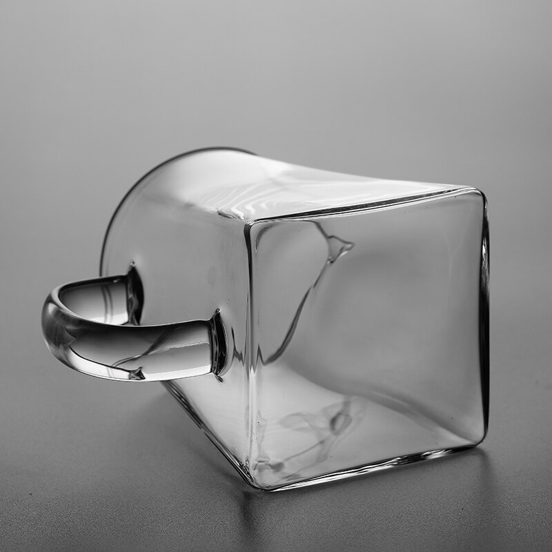 Tangpin värmebeständigt glas te kannor transparenter gongdaobei chahai glas kaffe te kopp drinkware