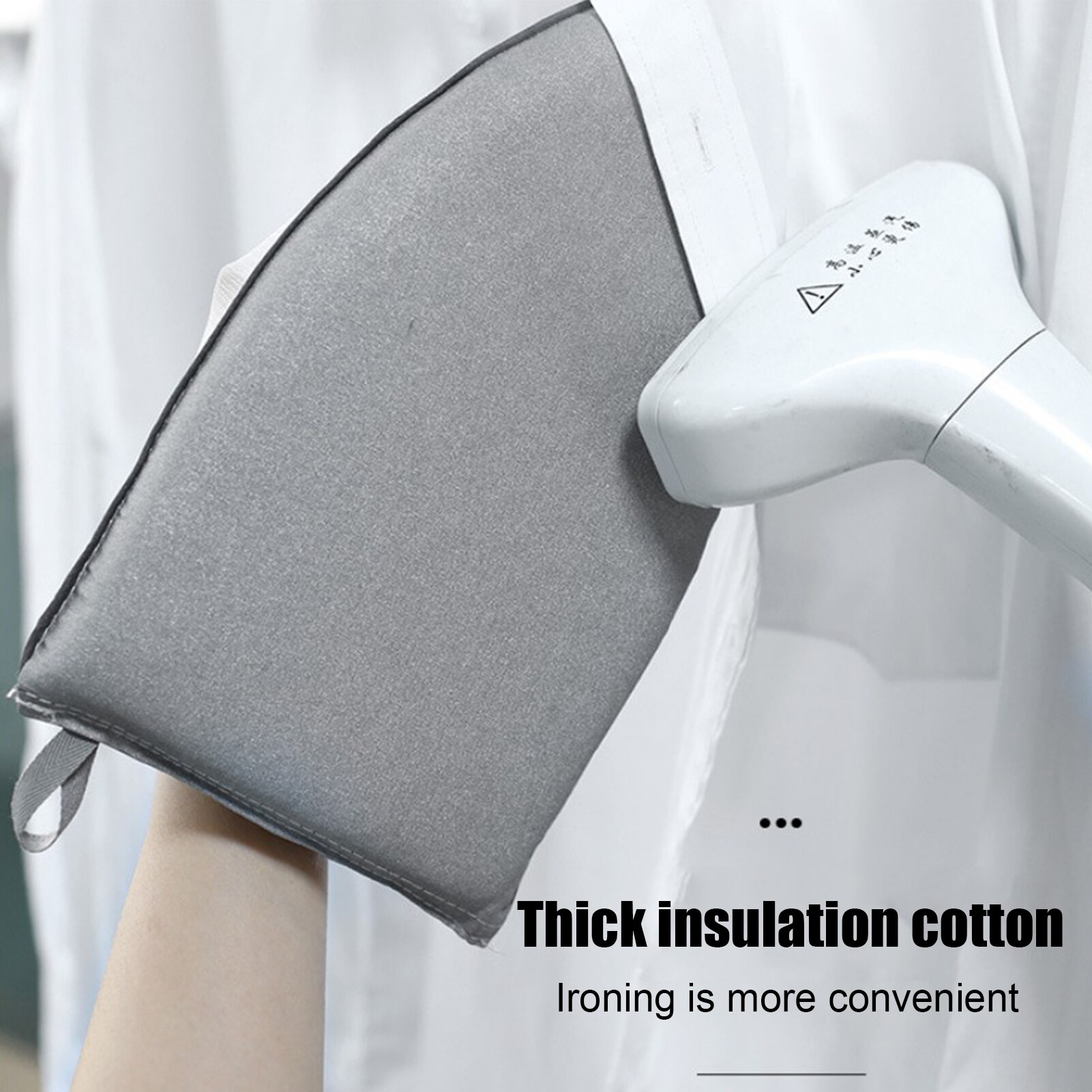 1PC Mini Ironing Gloves Anti Steam Gloves Durable Heat Resistant Protective Hand-Held Ironing Board For Garment Steamer