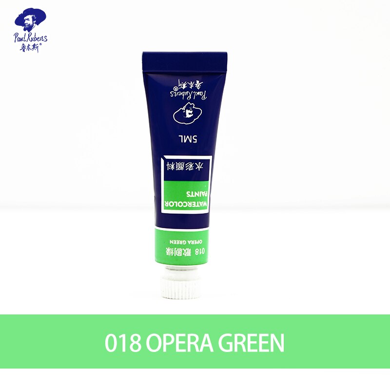 Officiële paul rubens 5ml aquareltubes 1 st operaserie fluorescerende kleuren kunstleverancier voor studenten en beginners: Operagroen