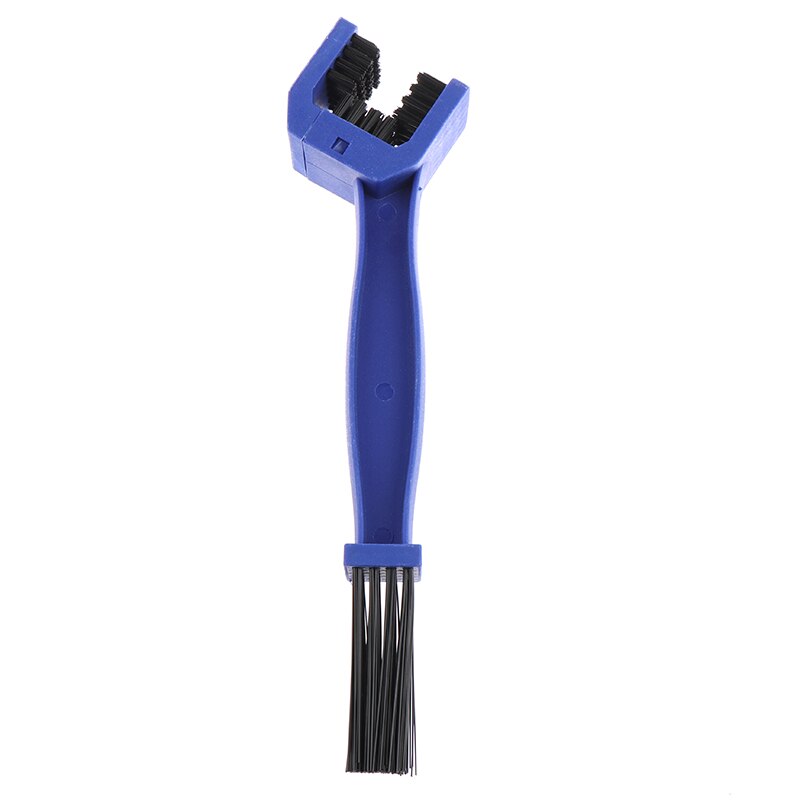 Motorcycle Chain Cleaner Plastic Bike Bicycle Moto Brush Cycling Clean Chain Cleaner Outdoor Scrubber Tool for Road: Blue