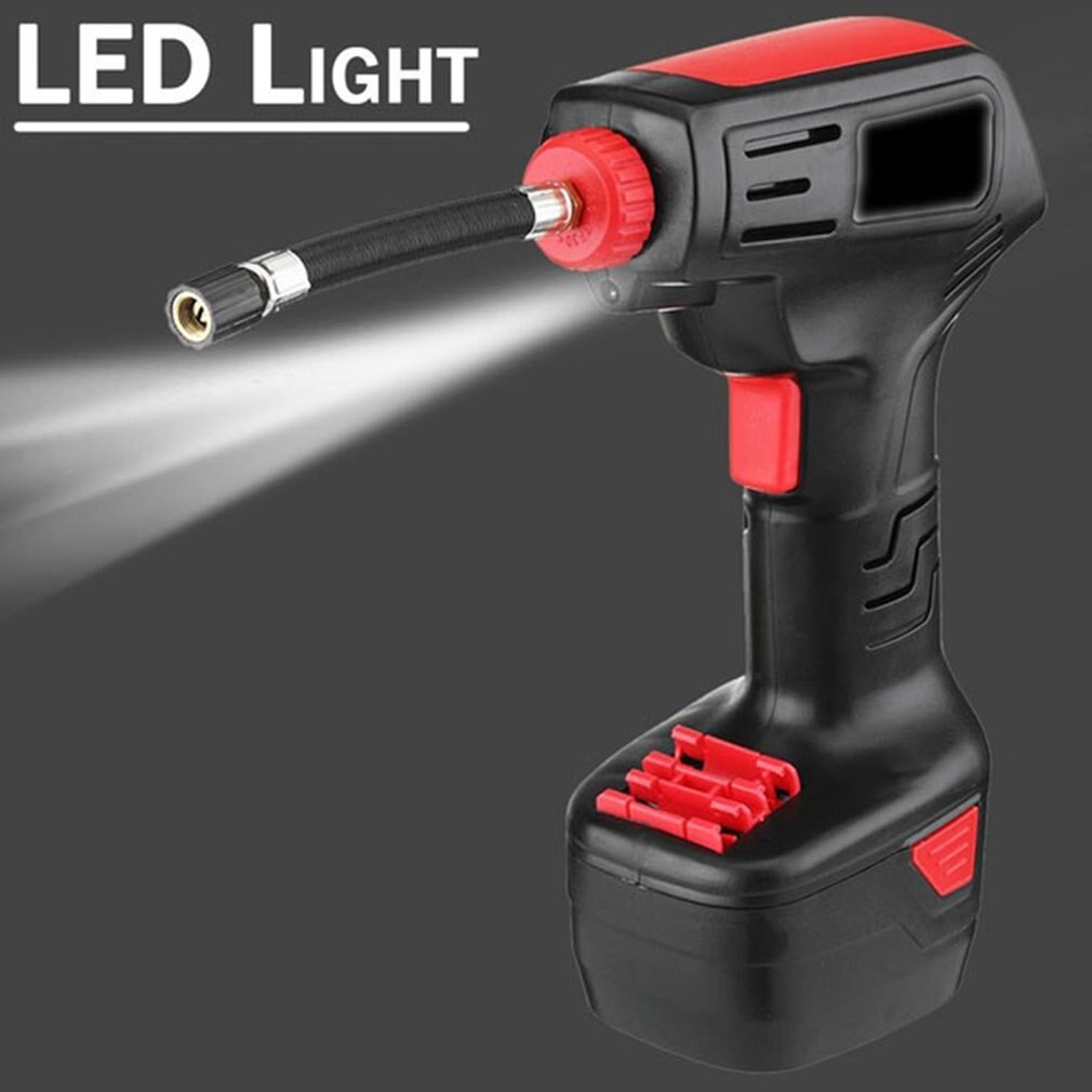 Mini Car Air Pump 25L/min Car Tire Inflatable Pump Portable Rechargeable Tyre Inflator Wireless Cordless