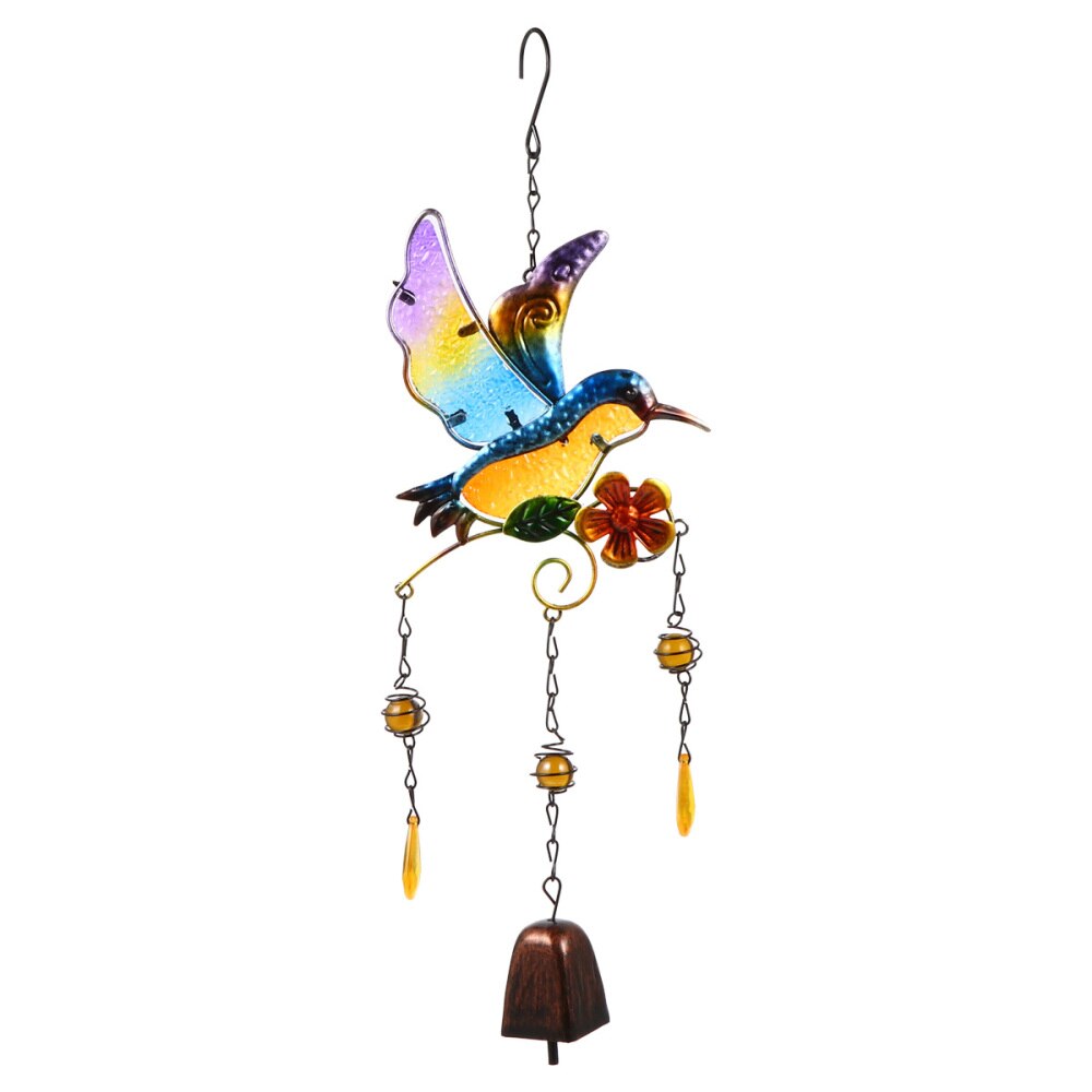 1Pc Wind Chime Ijzer Tuin Kleurrijke Art Beautiful Home Wind Bell Vogel Wind Chime Opknoping Wind Chime Vogel Bell voor Binnen En Buiten