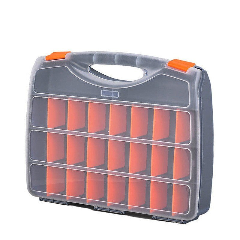 1 pc ABS plastic tool box screw tool storage box with locking screwdriver hardware accessories auto repair toolbox