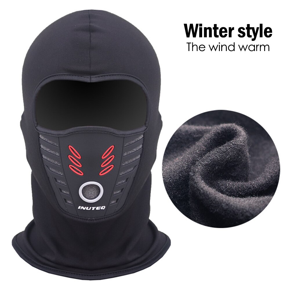 Cold Weather Windproof Thermal Fleece Neck Warm Balaclava Waterproof Face Mask for Outdoor Ski Motorcycle Cycling Bicycle: Winter thickening