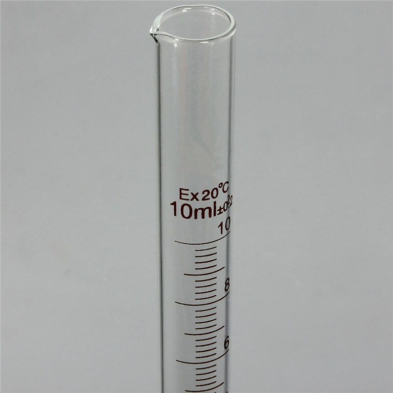 10ml mätglas mätcylinder kemi labb pip mått