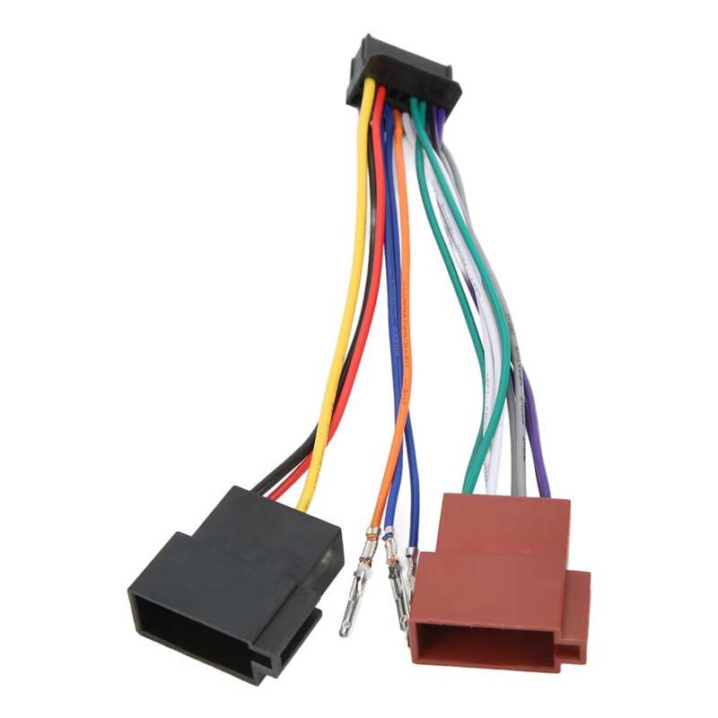 Radio Wiring Harness Adapter Flexible ISO Radio Harness Adapter Compact for Travel