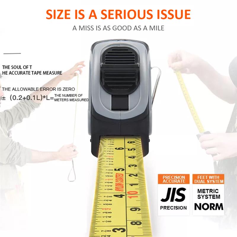 5m Retractable Measure Tape Ruler Metric Steel Measuring Tape Distance Meter Measuring Tool