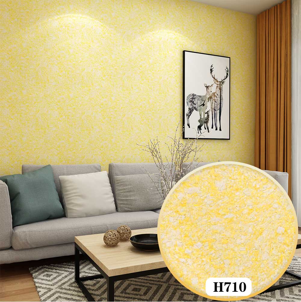 Beishubao H7 Serie Zijde Gips Wandbekleding Materiaal Vloeibaar Behang Eco Diy Voor Interieur Decoratie: H710