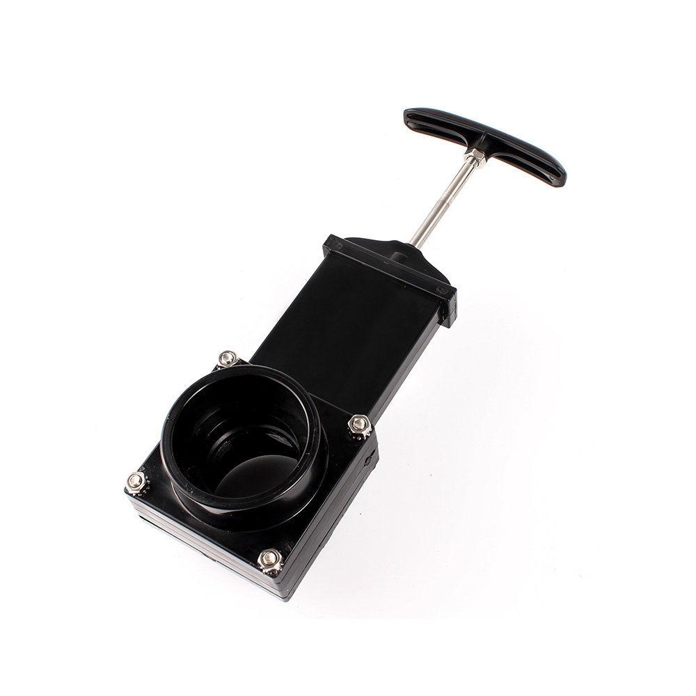 50MM RV Sewage Valve Drain Valves black Dump Waste Sewer ABS Valve Waste Valve Auto Accessories for Caravan Campers Trailers