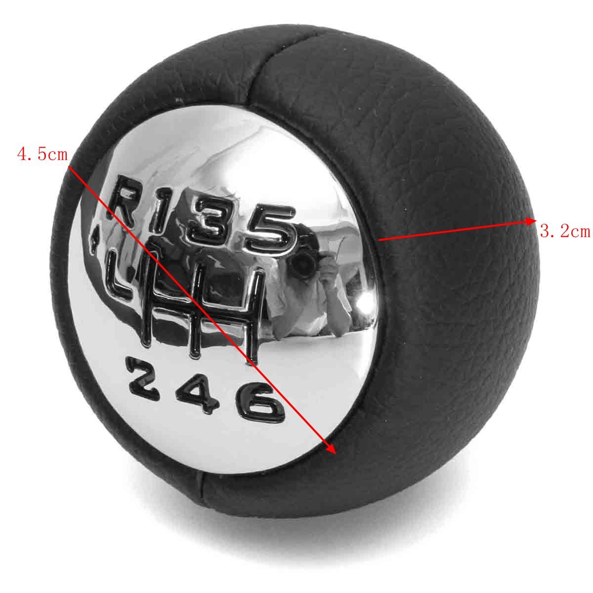 Pommeau de levier de vitesse à 6 vitesses, pour Peugeot 307 308 3008 407 5008 807, Partner tipee, Citroen C3(A51) C4 Picasso C8