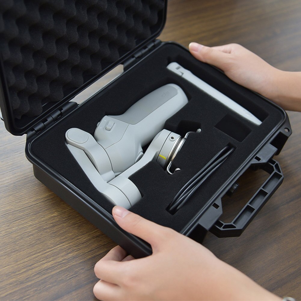 Custodia da viaggio impermeabile solida per custodia rigida professionale con protezione completa del giunto cardanico per DJI OM 4 per Osmo mobile 3