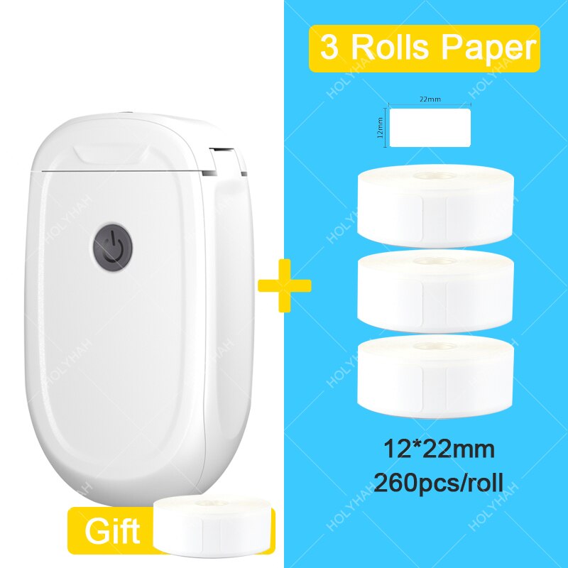 P11 L11 Portable Label Maker Machine Mini Pocket Thermal Label Printer Bluetooth Price DIY Date Sticker Label Machine: Printer 3 1222