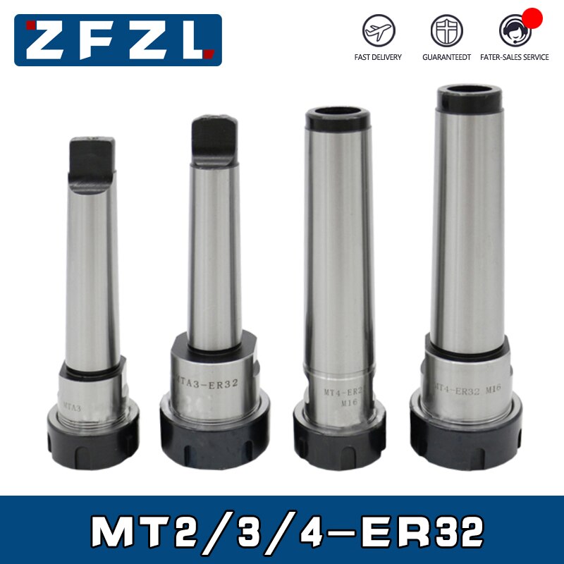 Portabrocas MTA2 3 4 MTB2 3 4 Morse taper ER32, Portabrocas, portaherramientas para fresadora central de mecanizado CNC, 1 ud.