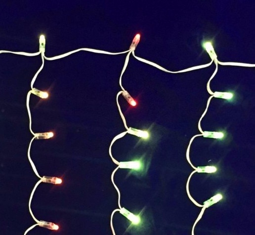 Addressable 5nodes*20drops LED Pixel Icicles;DC12V WS2811 controlled;all white wire;IP68;100nodes/set;with xConnect pigtail