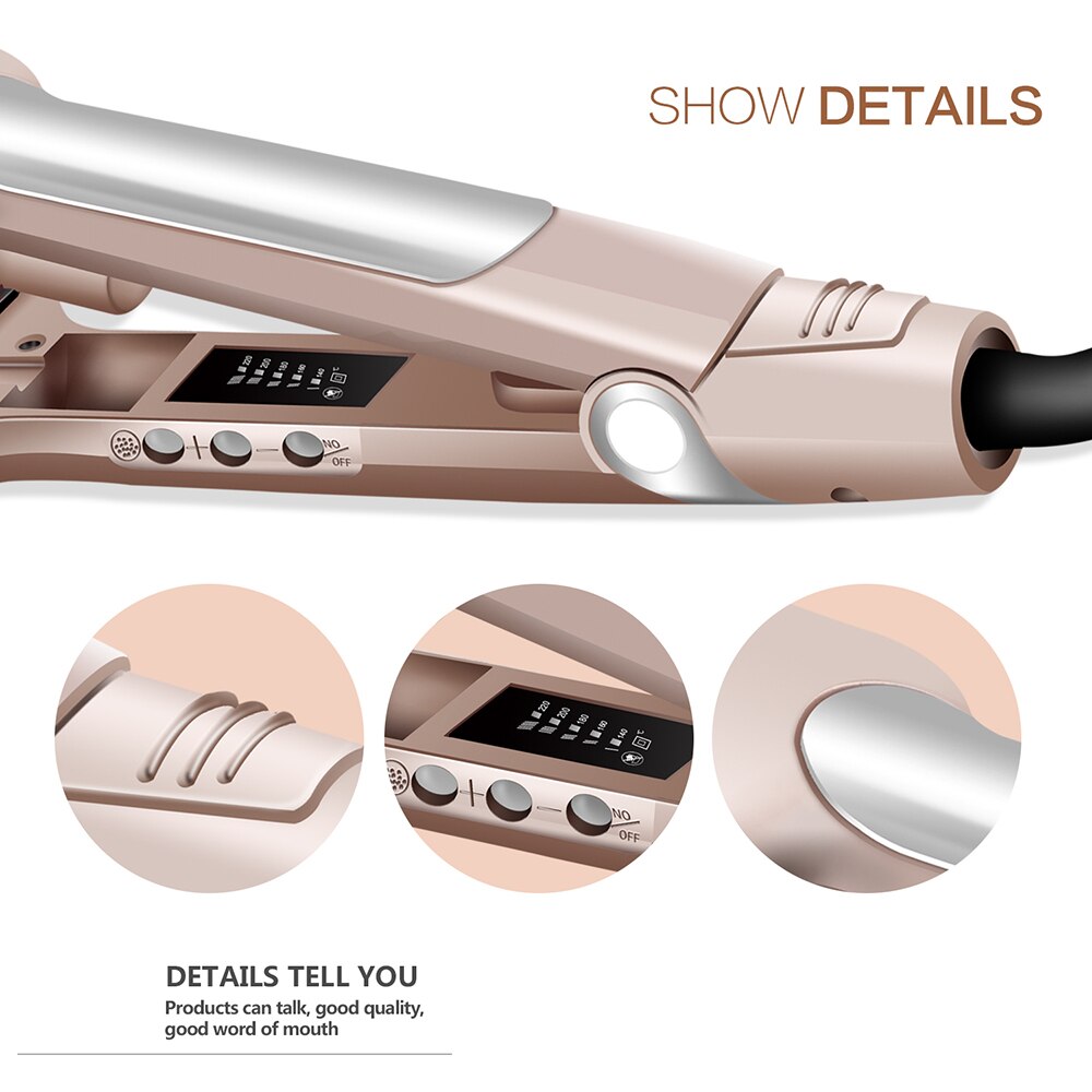 Hair Straightener Infrared Flat Iron Hair Straightening Styler Tools Hair Strightner Ceramic Hair Iron Straightener