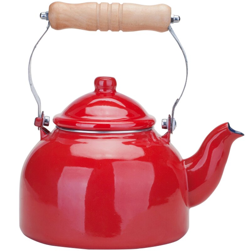 Style japonais porcelaine émail coloré bouilloire belle épaississement eau froide pot de fleur induction cuisinière usage général maison