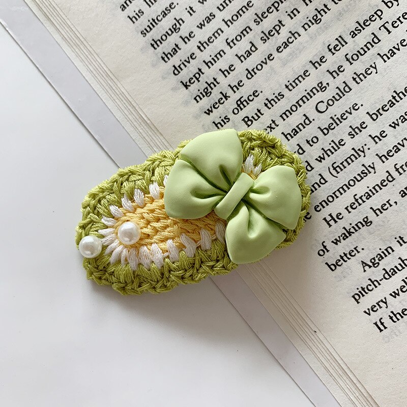 Hand-woven Accessories For Hair Baby Clip Hair Pins Kids Girls Hair Styling Tools Hairpin Hair Wear Headdress Barrettes Bb Clips: 04